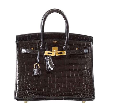 hermes birkin 25 nilo crocodile leather|hermes birkin 25 crocodile.